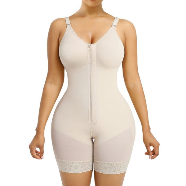 YIANNA Women’s Postpartum Shapewear Bodysuit – Tummy Control & Butt Lifting Body Shaper with Zipper Crotch