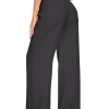 Women’s High Waist Work Pants – Business Casual Wide Leg Office Trousers with Pockets