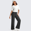 Women’s High Waist Wide Leg Pants – Yoga Dress Work Trousers with Pockets