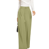 Women’s High Waist Work Pants – Business Casual Wide Leg Office Trousers with Pockets
