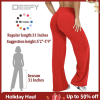 DEEFY SoftMotion Straight Leg Yoga Pants – Breathable High Waist Workout Joggers for Women (30.5”–31.5” Inseam)