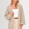 PRETTYGARDEN Womens Oversized Cardigan Sweaters Fall Long Lantern Sleeve Knit Open Front Lightweight Sweate (1) Oversized Lantern Sleeve Knit Cardigan – Soft Lightweight Open Front Sweater for Women