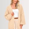 PRETTYGARDEN Womens Oversized Cardigan Sweaters Fall Long Lantern Sleeve Knit Open Front Lightweight Sweate (2) Oversized Lantern Sleeve Knit Cardigan – Soft Lightweight Open Front Sweater for Women