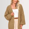 PRETTYGARDEN Womens Oversized Cardigan Sweaters Fall Long Lantern Sleeve Knit Open Front Lightweight Sweate (5) Oversized Lantern Sleeve Knit Cardigan – Soft Lightweight Open Front Sweater for Women