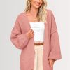 PRETTYGARDEN Womens Oversized Cardigan Sweaters Fall Long Lantern Sleeve Knit Open Front Lightweight Sweate (6) Oversized Lantern Sleeve Knit Cardigan – Soft Lightweight Open Front Sweater for Women
