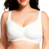 Wire-Free Seamless Deep V Comfort Bra – Jelly Soft Everyday T-Shirt Bra (5 Colors Set)