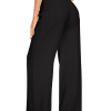 Women’s High Waist Work Pants – Business Casual Wide Leg Office Trousers with Pockets