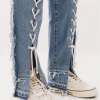 The Lace Up Jeans (custom made)